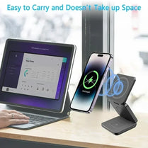 3 In 1 Foldable Magnetic Wireless Charger Stand