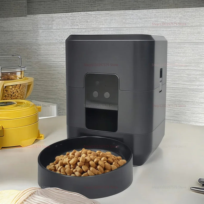 Smart Pet Feeder 2L Automatic Wifi Enabled Dry Food Dispenser for Cat