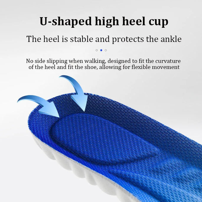 Orthopedic Insoles for Breathable Soft Latex Insoles Sport Shock