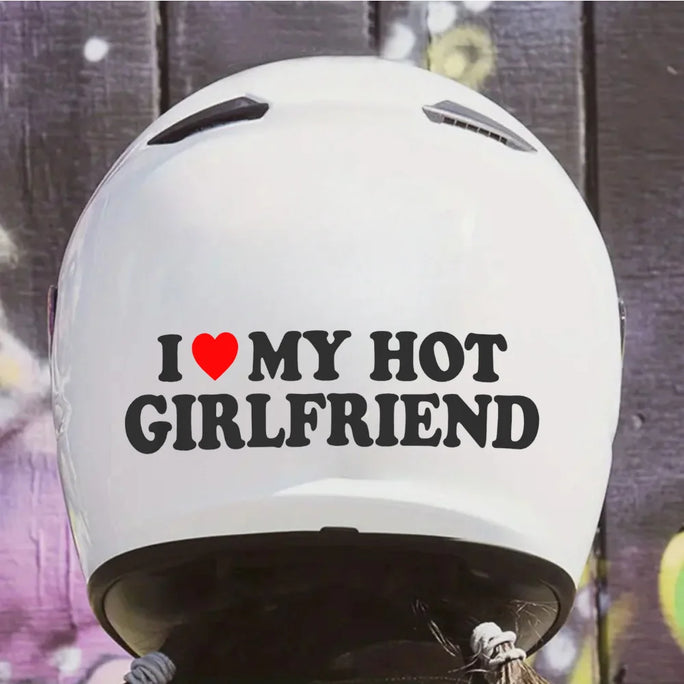 1Piece I Love My Hot Girlfriend Heart, Woman Girl