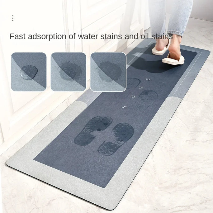 Kitchen Floor Mat Diatom Mud Pad Super Absorbent