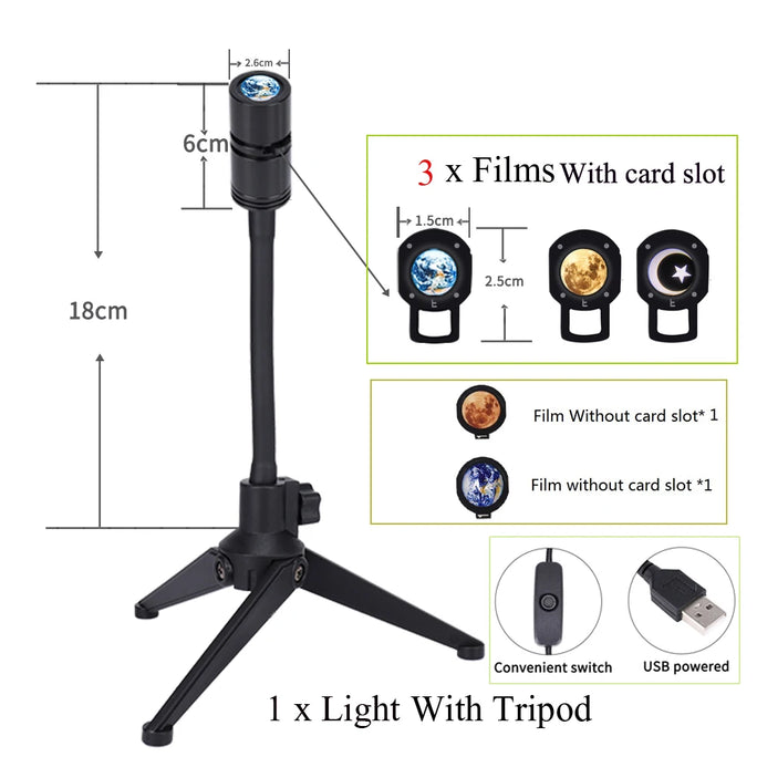 Sky Projector Night Light Planet Magic Moon Earth