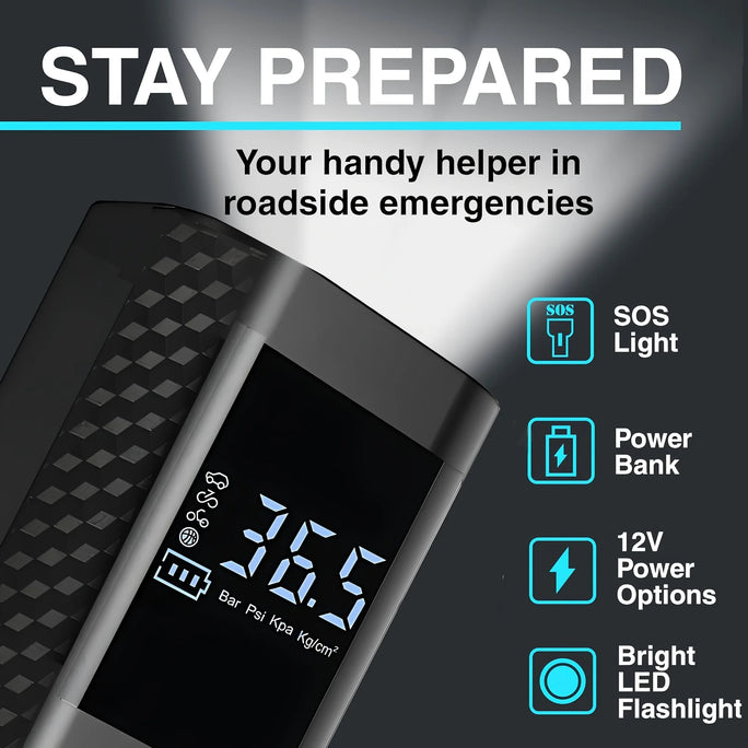 Wireless Car Air Pump 150PSI Electric Tire Inflator