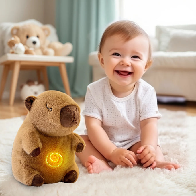 Breathing Baby Capybara Plush Doll Toys for Kids