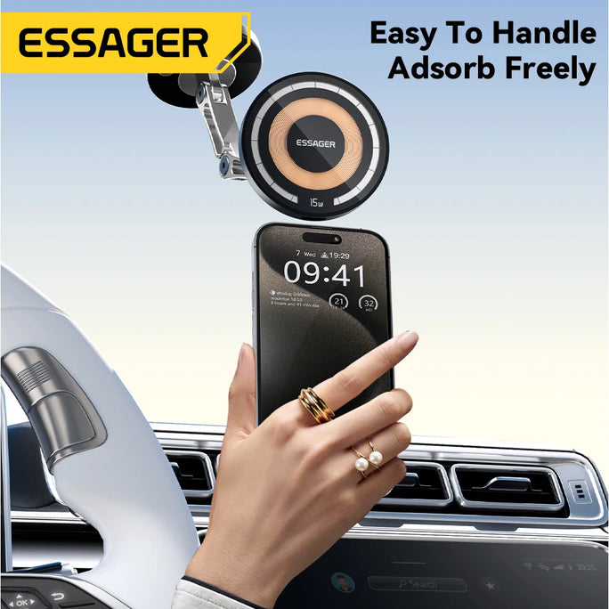 Essager Magnetic Wireless Charger Car Phone Holder