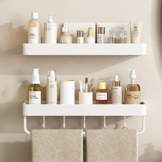 Bathroom Accessory Shelf Cream Kitchen Organizer