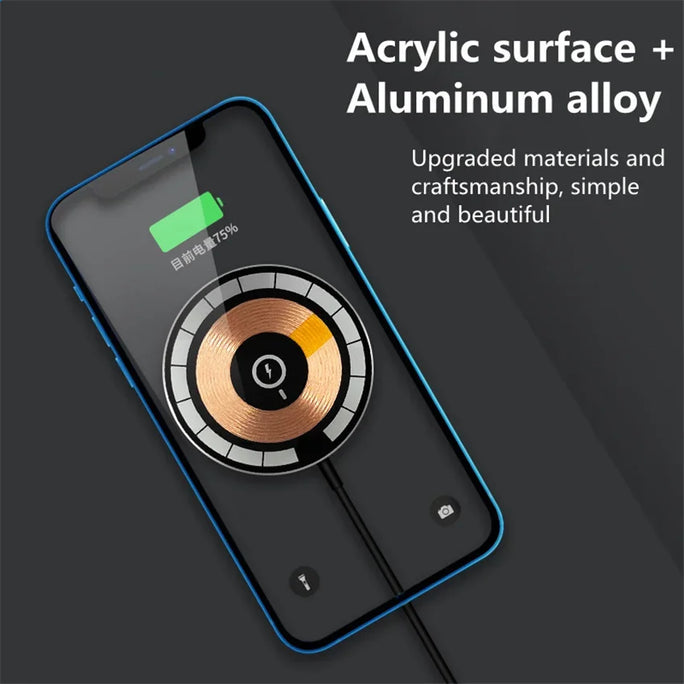100W Magnetic Wireless Charger Pad Stand