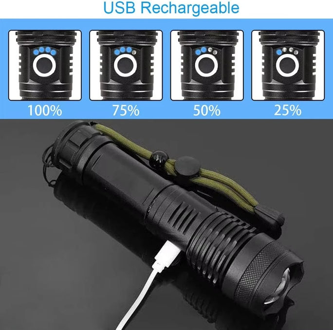 Flashlights High Lumens Rechargeable, Super Bright