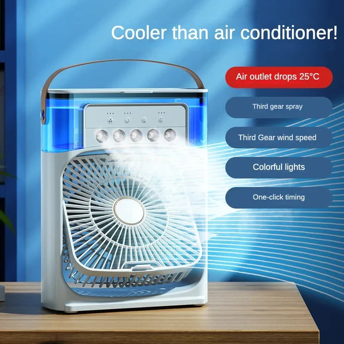 Portable Humidifier  Fan AIr Conditioner Household