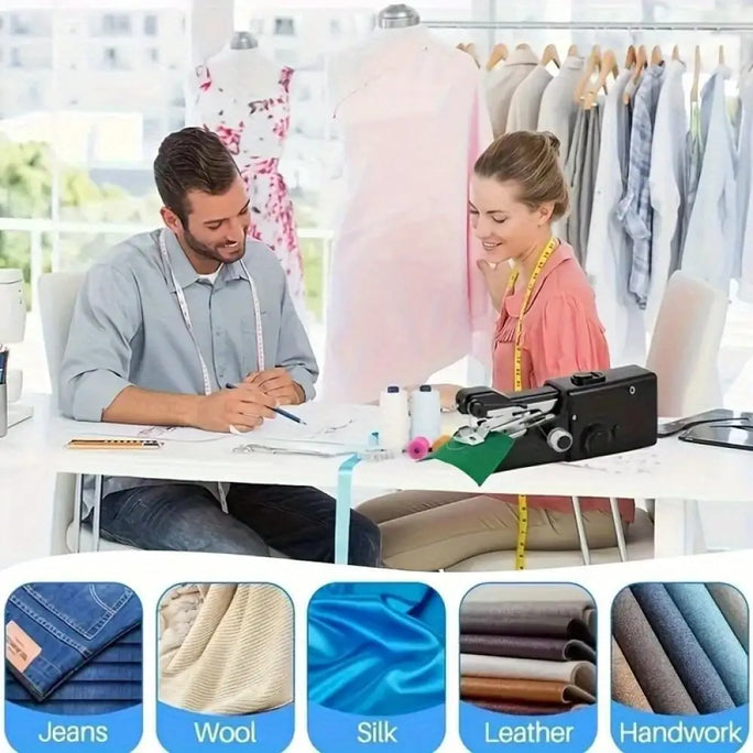 Mini Portable Handheld Sewing Machine USB